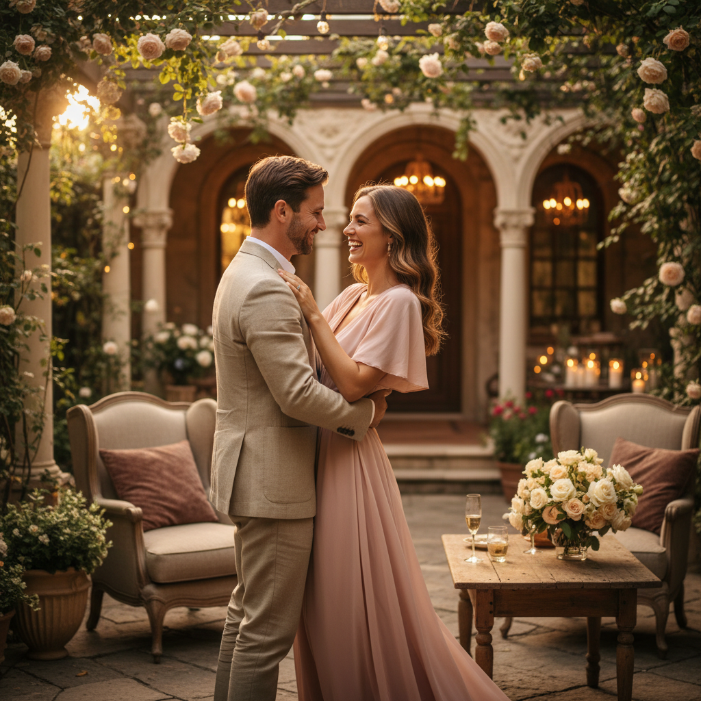 Coppia di innamorati che si divertono